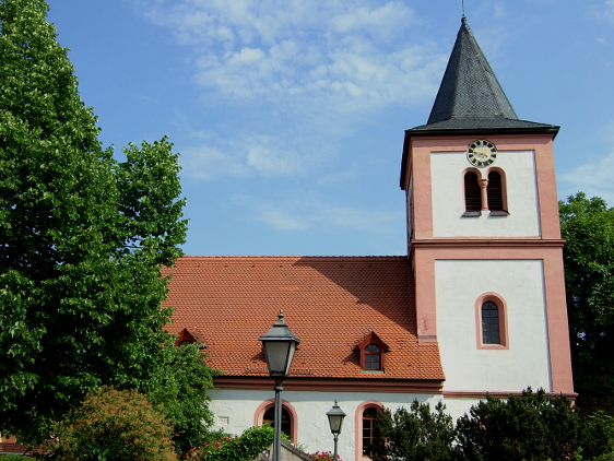 die Kirche St. Kilian in Hagenbüchach